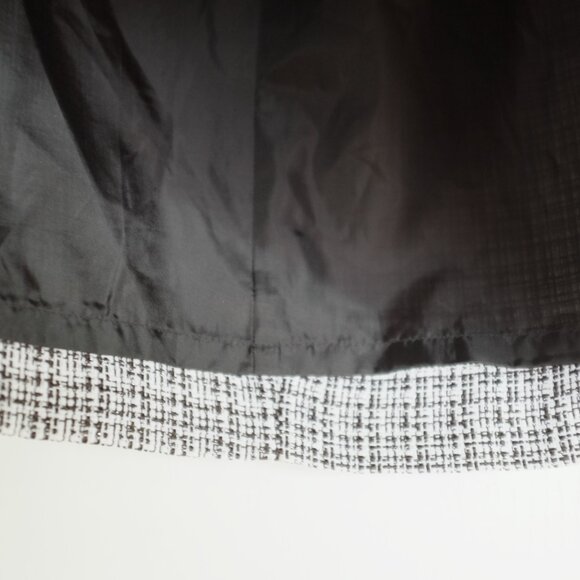 Tahari Arthur s. levine black and white tweed skirt size 12 - Picture 7 of 9
